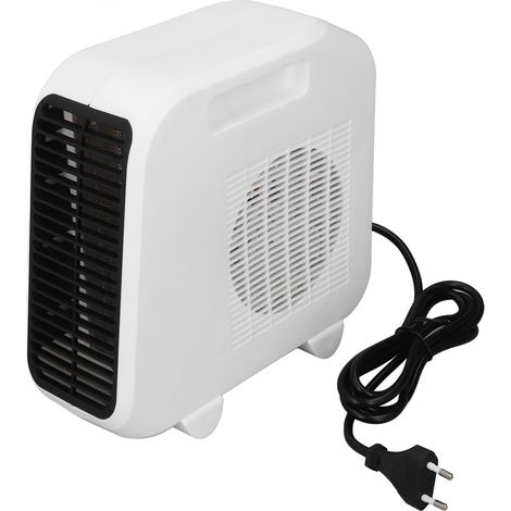 Radiateur électrique de bureau 1800W portable 2 vitesses - Chauffage d'appoint pour maison et bureau - Prise EU 220V (1/5)