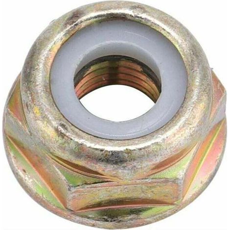Écrou de fixation de lame, filetage universel à gauche M10x1,25, accessoire robuste et durable, très pratique pour les débroussailleuses et les taille-haies (5 pièces) (1/4)
