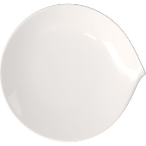 Assiette petit-déjeuner, 23 x 22 cm, Porcelaine, Blanc (1/4)