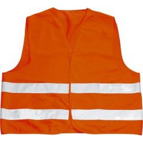 Chalecos de emergencia T 100 % poliéster sujeción por velcro amarillo