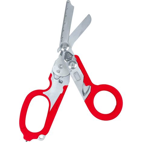 Ciseaux rouges Pince tactique multifonctionnelle, cisaille d'extérieur Raptor, outil pliant avec étui K, acier inoxydable 420HC (1/5)