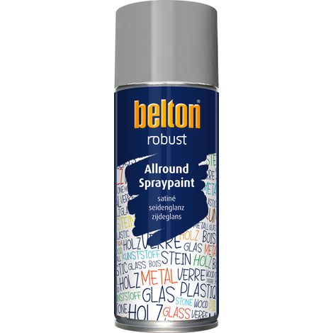 Bombe de peinture Belton Robust RAL 7035 Gris clair satiné 400ml