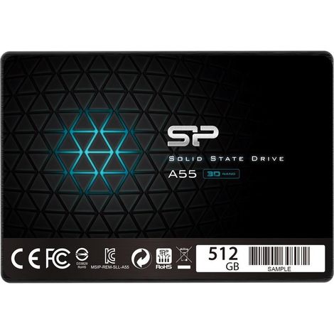 Disco Duro Silicon Power SP512GBSS3A55S25 512 GB SSD (1/5)