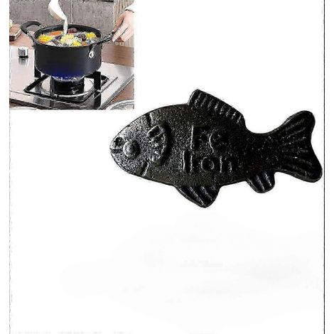 Poisson en fonte Lucky Iron Fish, poisson en fonte pour enrichir les aliments en fer, ajoute du fer naturel aux aliments et à l'eau, ustensile de cuisine réutilisable, efficace et sûr, idéal pour les (1/5)