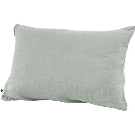 Taie d'oreiller en double gaze de coton – 50 x 70 cm – Eucalyptus