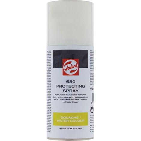 Spray vernis de protection - Talens - 150 ml - Séchage rapide - Multicolore - Résistant à l'humidité