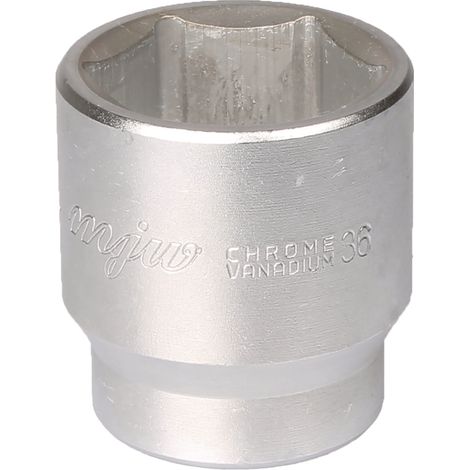 Steckschlüssel-Bit Größe 36 3/4", 6-kant, kurz, Chrom-Vanadium-Stahl 34036