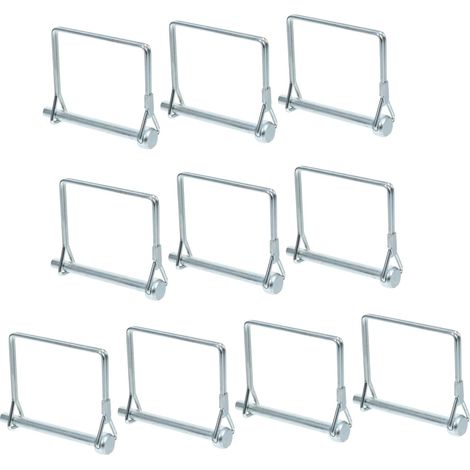 Lot de 10 goupilles d attelage robustes pour remorques (1/5)