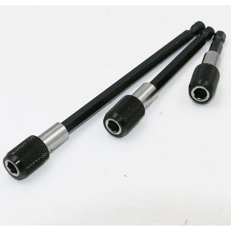 Lntyq Lot de 3 porte-embouts magnétiques à changement rapide 1/4" Porte-embout magnétique pour visseuse sans fil Convient pour perceuse, tournevis, vis filetée (1/5)