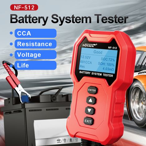 NOYAFA NF-512 Autobatterietester und -analysator 12V 24V Kfz-Schnellladebuchse Starthilfe Test- und Diagnosegeräte. (1/5)