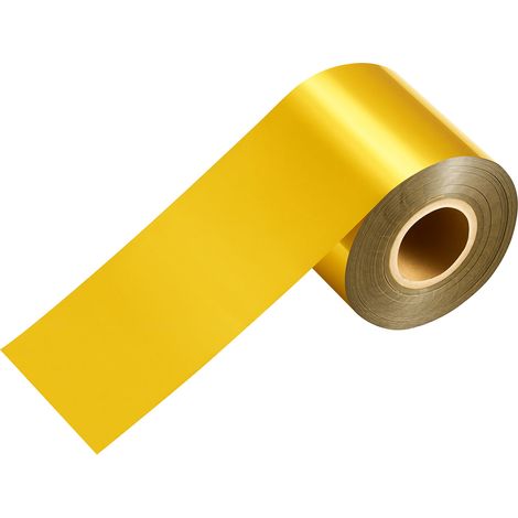 VEVOR Papel para Estampado en Caliente 6 cm x 120 m Rollo de Color Dorado, Papel Termico para Cuero, Madera, Papel, Plástico, Compatible con Máquina de Troquelado y Estampado de VEVOR, Manualidades (1/5)