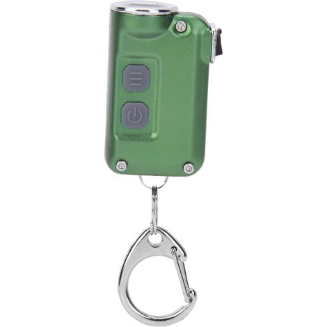 Mini lampe torche porte-clés LED, double interrupteur, 4 niveaux d'éclairage, accessoire d'extérieur