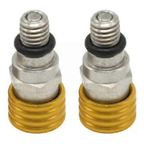 2x Valve de purge d'air de fourche Or (1/5)