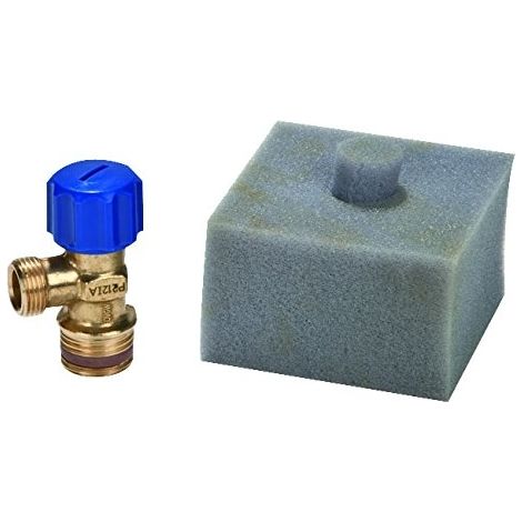 Vanne d'arrêt complète 1/2 po – Robinet équerre d'arrêt avec filetage entrée – Pour installations sanitaires GEBERIT (1/8)
