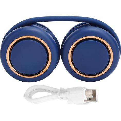 Ventilateur portable 4,5 W rechargeable par USB avec rotation à 360° pour la maison, les voyages et les activités de plein air. (1/5)