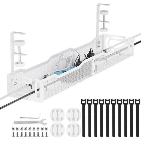 Cable Storage Cable Management Cable Organizer Under Office for Home and Business (1/4)