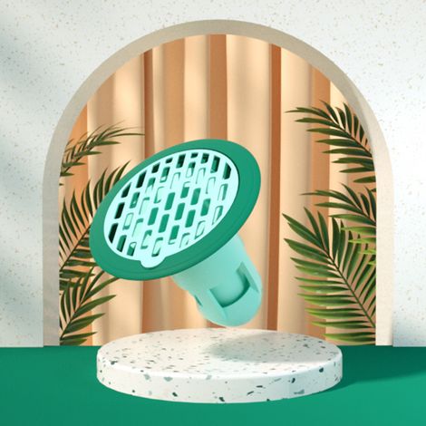 Filtre désodorisant pour siphon de sol de toilette, lot de 4, vert (1/5)
