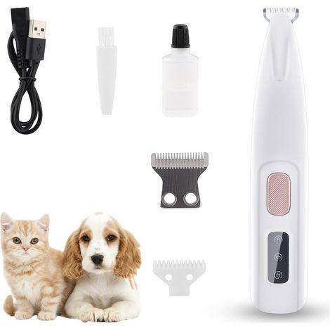 pour Chien et Chat Sans Fil avec Lumière LED, Étanche IPX5 pour Pattes, Yeux, Oreilles, Visage et Corps (1/5)