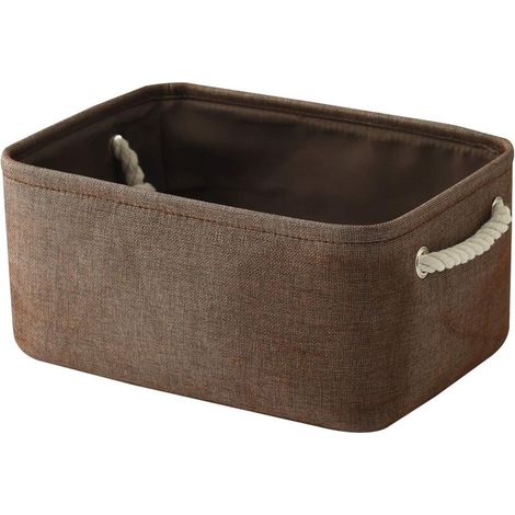 Vtizikl Panier de rangement en tissu, panier de rangement pour jouets de chien, panier de rangement pour bébé, panier de rangement en toile