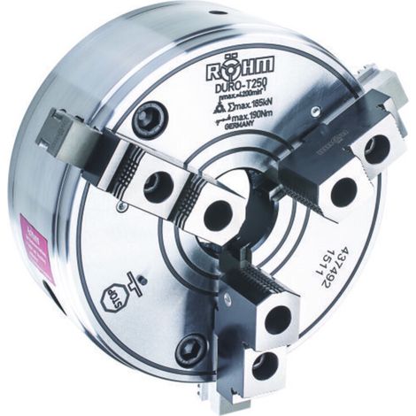 Keilstangenfutter DIN 55026/55021 Duro-T D.200mm m.Grund-/ Aufsatzbacken RÖHM (1/5)