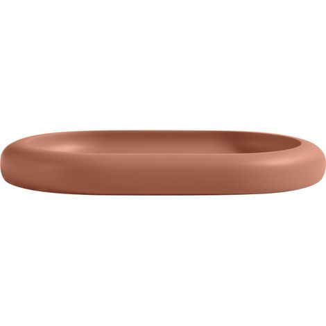 PLATEAU EN POLYRESINE ZAC TERRACOTTA SPIRELLA (1/3)