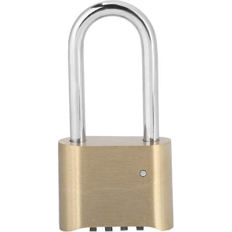 4-Digit Combination Lock, Combination Lock for Luggage, Waterproof Brass Padlock for School, Gym, Outdoor Shed Locker (1/5)