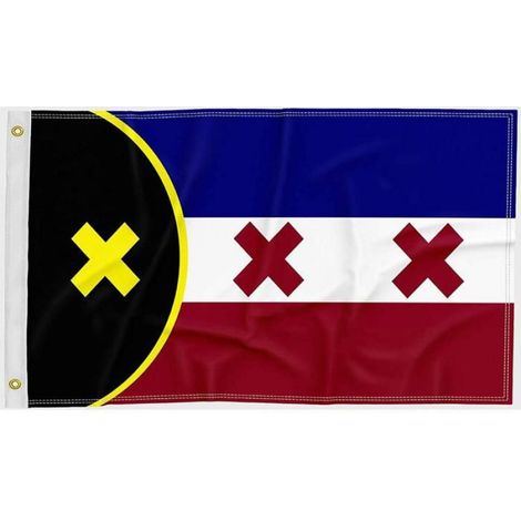 Drapeau - Polyester Imprime Double Face - Pour Decoration Murale Interieure Et Exterieure - 90 x 150 cm - 1 Unite (1/5)
