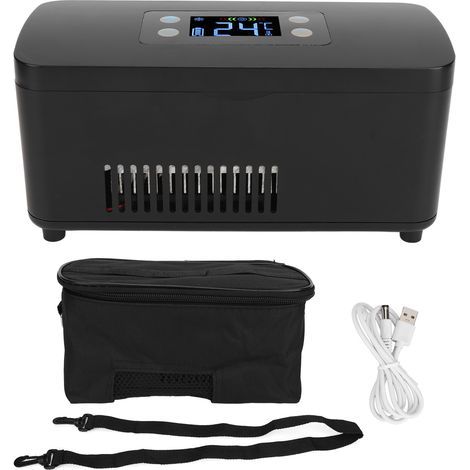 Boîte Réfrigérée Portable pour Insuline – Mini Frigo Électrique 2-18 °C, ABS, Alimentation USB (1/5)