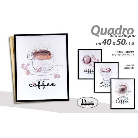 Quadro tela su legno Assortiti