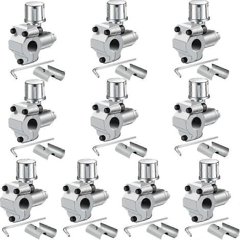 10er-Pack BPV-31 Anstechventil-Leitungsanschluss-Sets, einstellbar für Klimaanlagen (HLK), 1/4 Zoll, 5/16 Zoll (1/5)