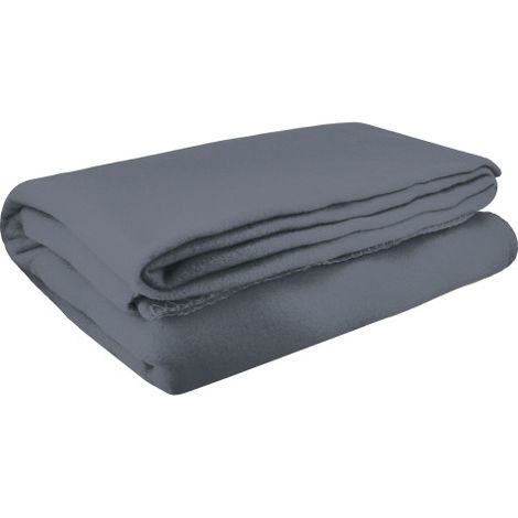 Manta polar extra grande VALENTO REST Gris humo