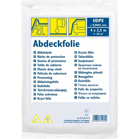 C CIRET Abdeckplane HDPE Standard 10 qm = 4 x 2,5 m (1/2)