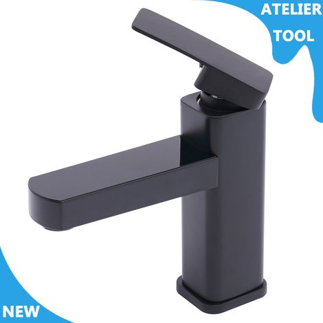 ATELIER LED Display Digital Tap G1/2'' Tap de montage de pont avec tuyaux 2 pour salles de bains, cuisines, douches (1/5)