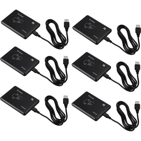 Geeignet für USB-Nahfeldkartenleser, Ausweise, Schlüssel, RFID-125-kHz-Zutrittskontrollsysteme und Heimsicherheits-Zutrittskontrollsysteme mit USB-Datenkabel.