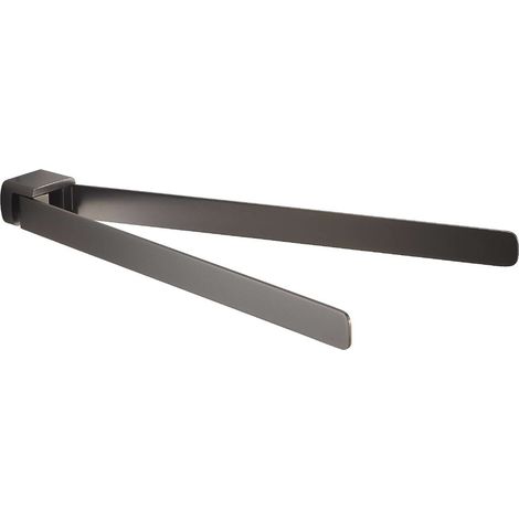 GEDY PI238100000 Toallero Doble Gun Metal - ref: PI238100000