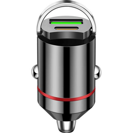 TONCHEAN Car Charger C Cigarette Lighter Car Accessory, Type-C+ 100W Ultra Compact Fast Cigarette Lighter Charger AC Adapter (1/4)