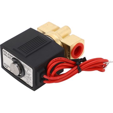 Électrovanne solenoid fermée au repos laiton air eau G1/4 24V DC directe VX2120 08 (1/5)