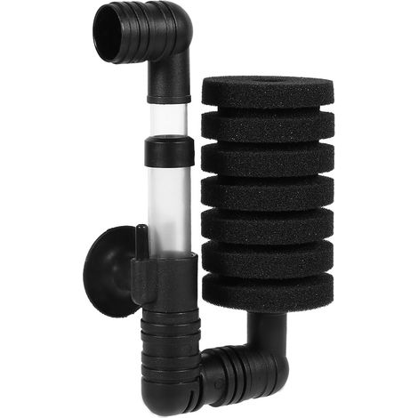 Nouveau filtre à air biochimique à éponge pour aquarium avec ventouse (filtre à une seule tête) (1/4)