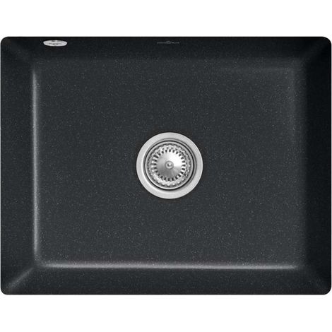 Subway 60 SU, Lavelli sottotop, 545 x 440 mm, Installazione sotto top in pietra naturale o ricostituita, Lavabo sottotop incluso Piletta manuale, cromo lucido (1/3)