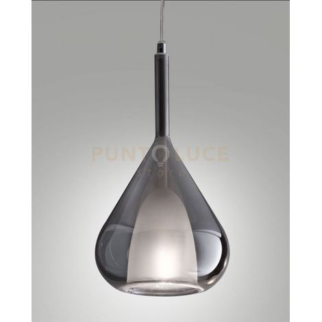 EDISON 3481-50-126 VETRO FUME' COMPLETO DI CAVO X KIT LUCI SENZA BASE DI ATTACCO