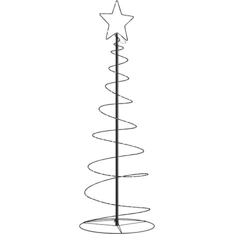 LED para árbol de Navidad 100 LED blanco cálido 150 cm vidaXL (1/5)