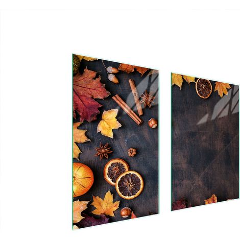 Assiette de protection en verre pour la cuisine, 65 x 52 feuilles (1/5)