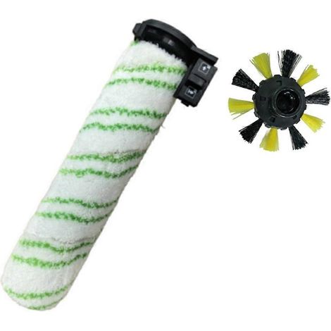 Brosse rotative avec brosse latérale de rechange pour aspirateur Karcher FCV4, pièces détachées pour parquet et sols durs DGreen (1/5)