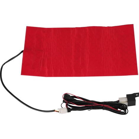 Coussin chauffant universel 25 W 12 V pour moto et quad, imperméable, tapis chauffant, idéal pour l'hiver. (1/5)
