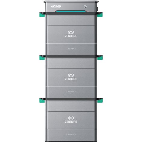 Zendure Solarflow Hyper 2000, Centrale Électrique de Balcon Entrée Solaire 1800W, Hub Intégré Micro Onduleur, Charge AC Bidirectionnelle 1200W, avec 3xAB2000L