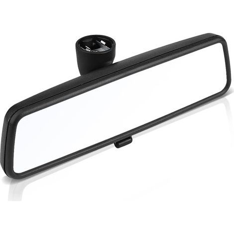 Voiture Miroir intérieur Rétroviseur Intérieur,25 x 7 cm Rétroviseur Conduite Accompagnée Miroir intérieur de Voiture pour B5 MK4 1999-2005 3B0857511G(Noir)
