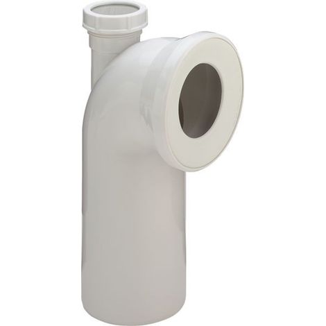 Viega WC-Anschlussbogen 3811.1 90 Grad, weiss, DN 100, zusätzlicher Anschluss (1/5)
