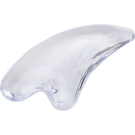 Plaque de raclage en résine naturelle fine pour visage, massage méridien facial, detox peau, outil de gua sha, soin minceur et bien-être. (1/5)