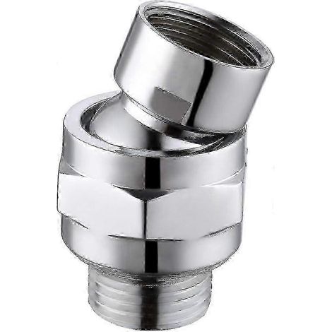 Walkbee Duschverbinder Kugelgelenk Verstellbarer Duschkopf Schwenkkugeladapter Messing für Duscharm (1/5)