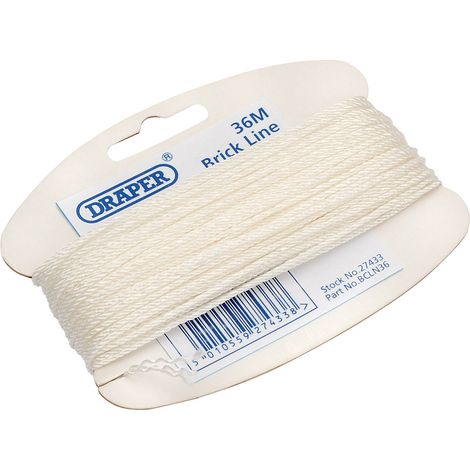 Draper 36M Braided Nylon Chalk Line with Brick Pattern (Model 27433) (1/5)